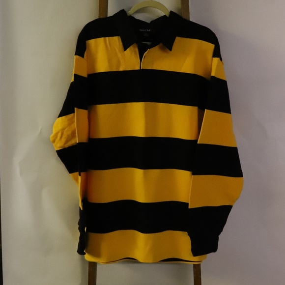 Shirts Mens Black Yellow Rugby Poshmark